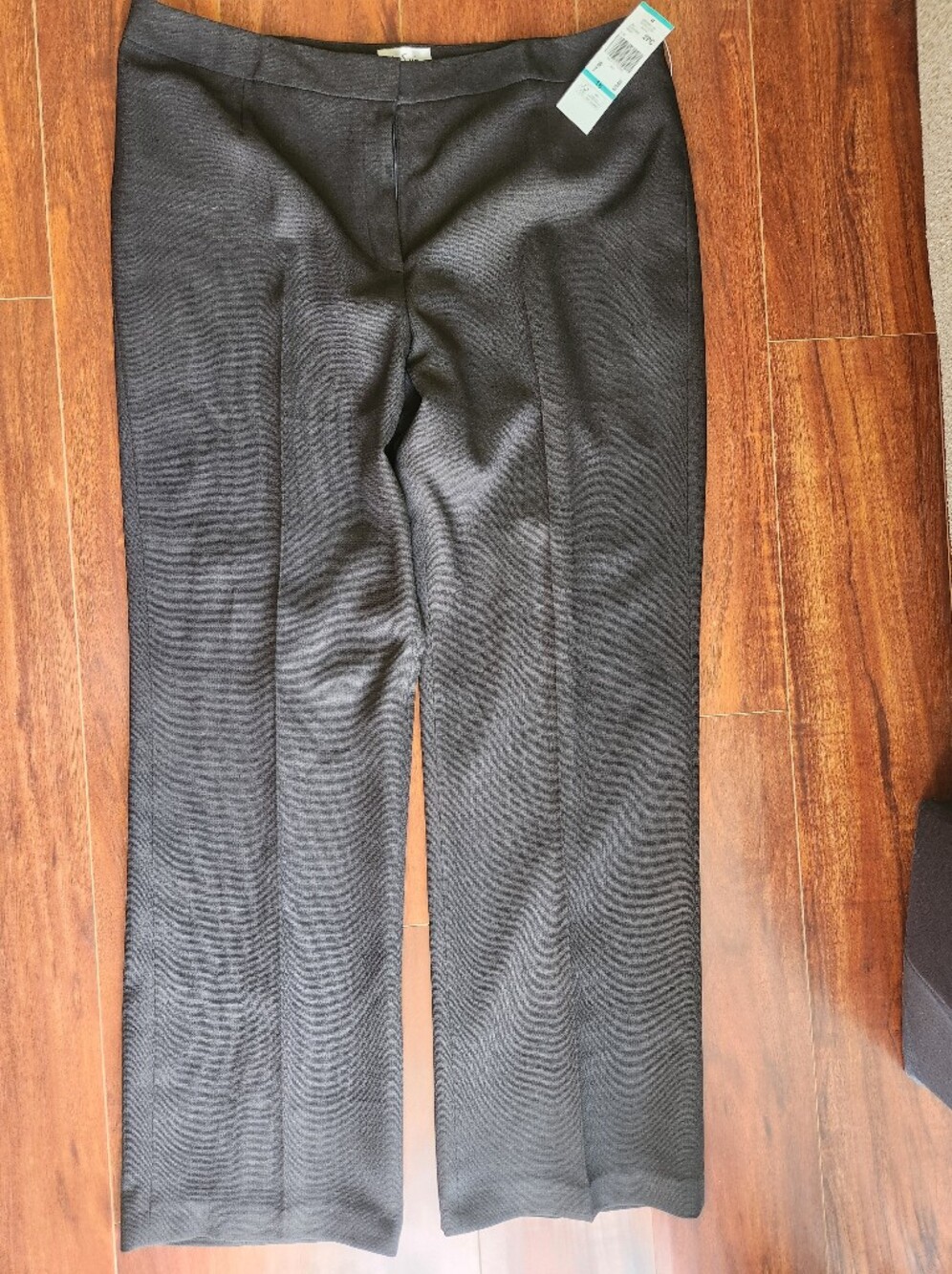 Le Suit Black Tailored Dress Pants Size 16 NWT